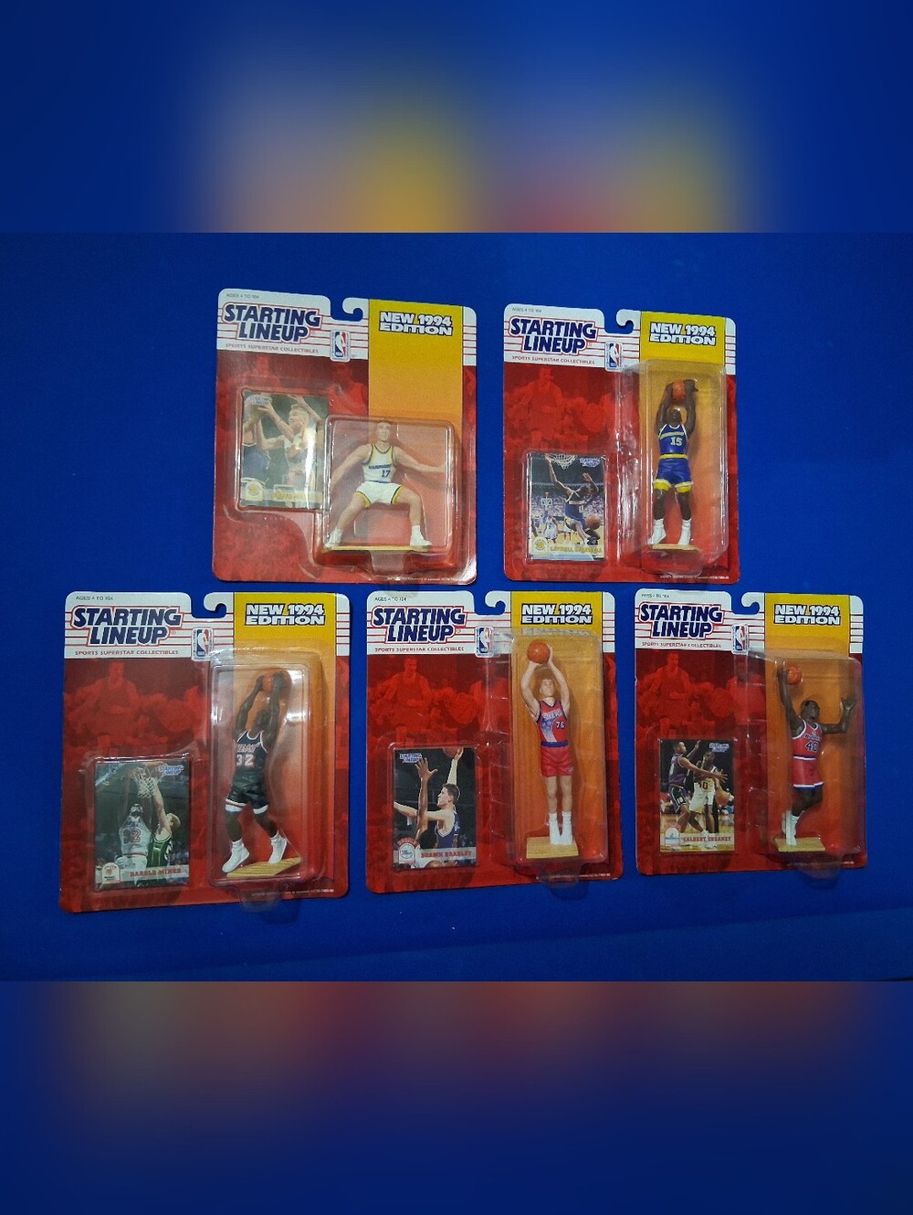 Lot Of 5 NBA 1994 Starting Lineups